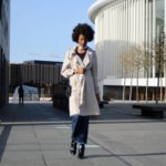 Spring trench, kick flares and ankle boots